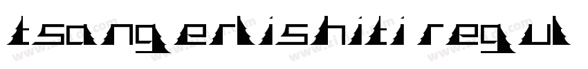 tsangerlishiti regul字体转换